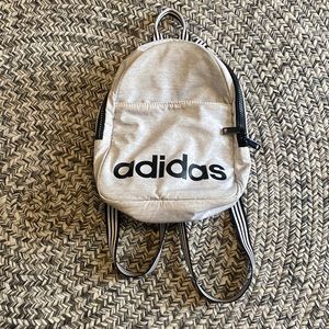 Mini Black and white Adidas Backpack